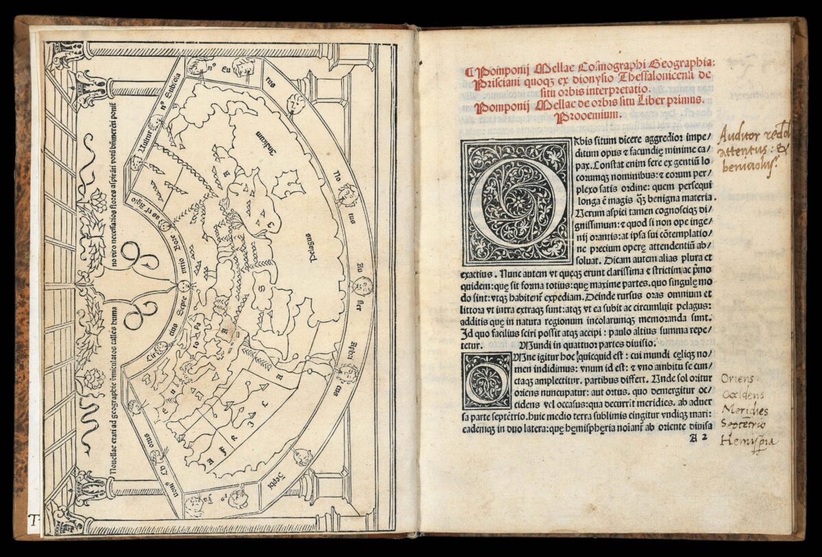 MELA, Pomponius. Pomponij Mellæ Cosmographi Geographi