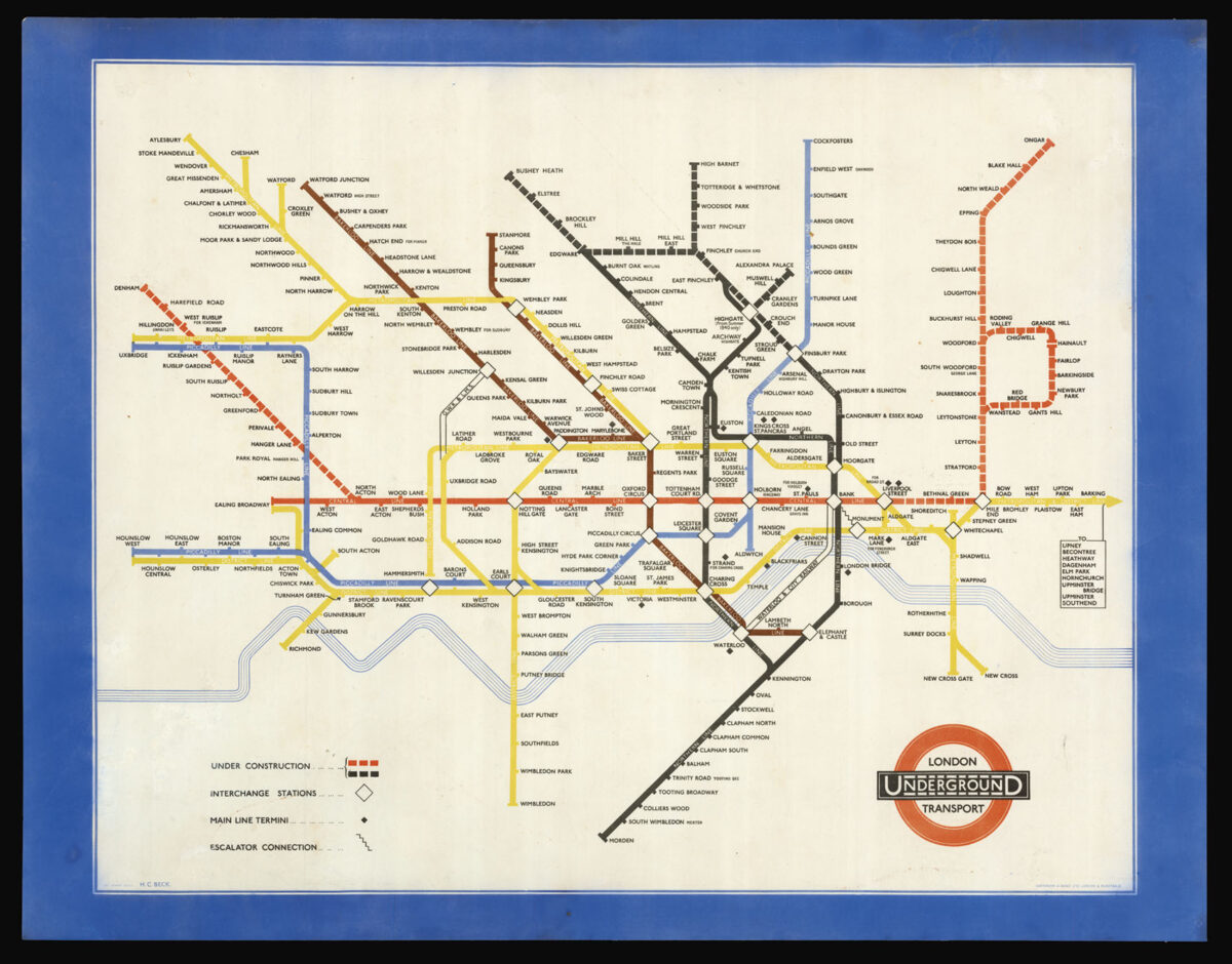 BECK, Harry [London Underground Map].
