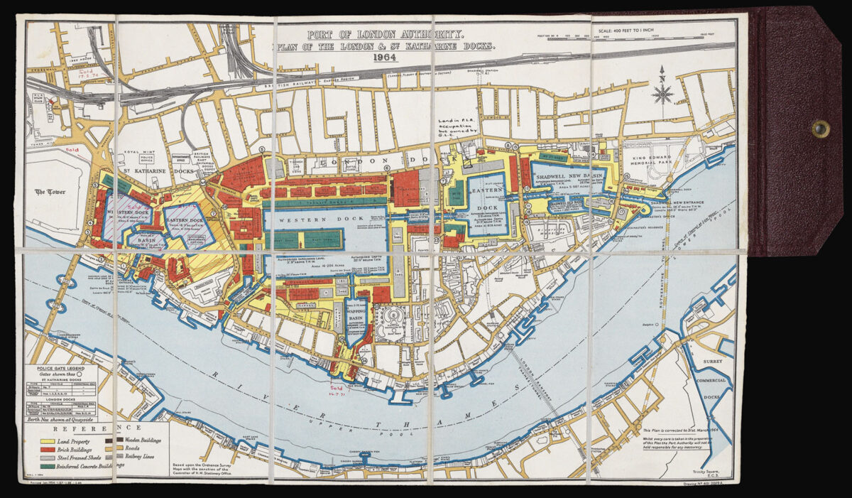 PORT OF LONDON AUTHORITY Plan of the London & St Katharine Docks