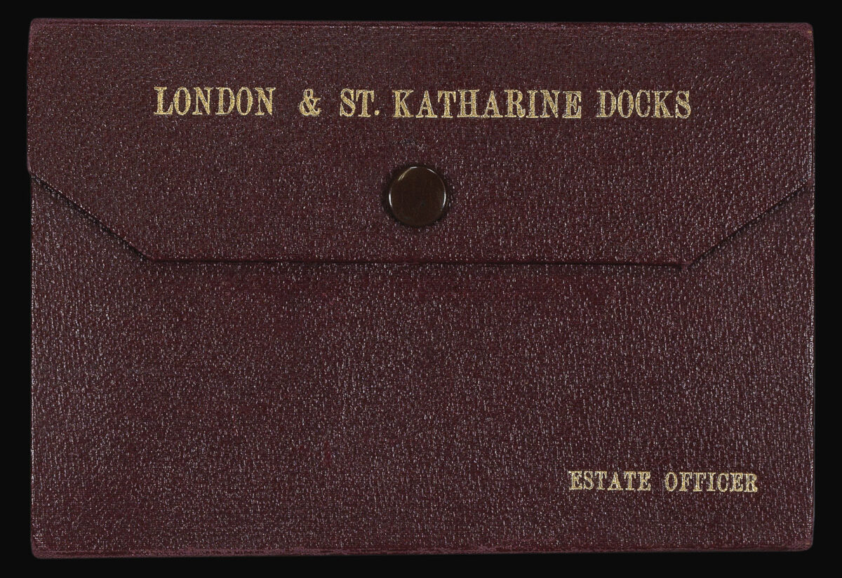 PORT OF LONDON AUTHORITY Plan of the London & St Katharine Docks