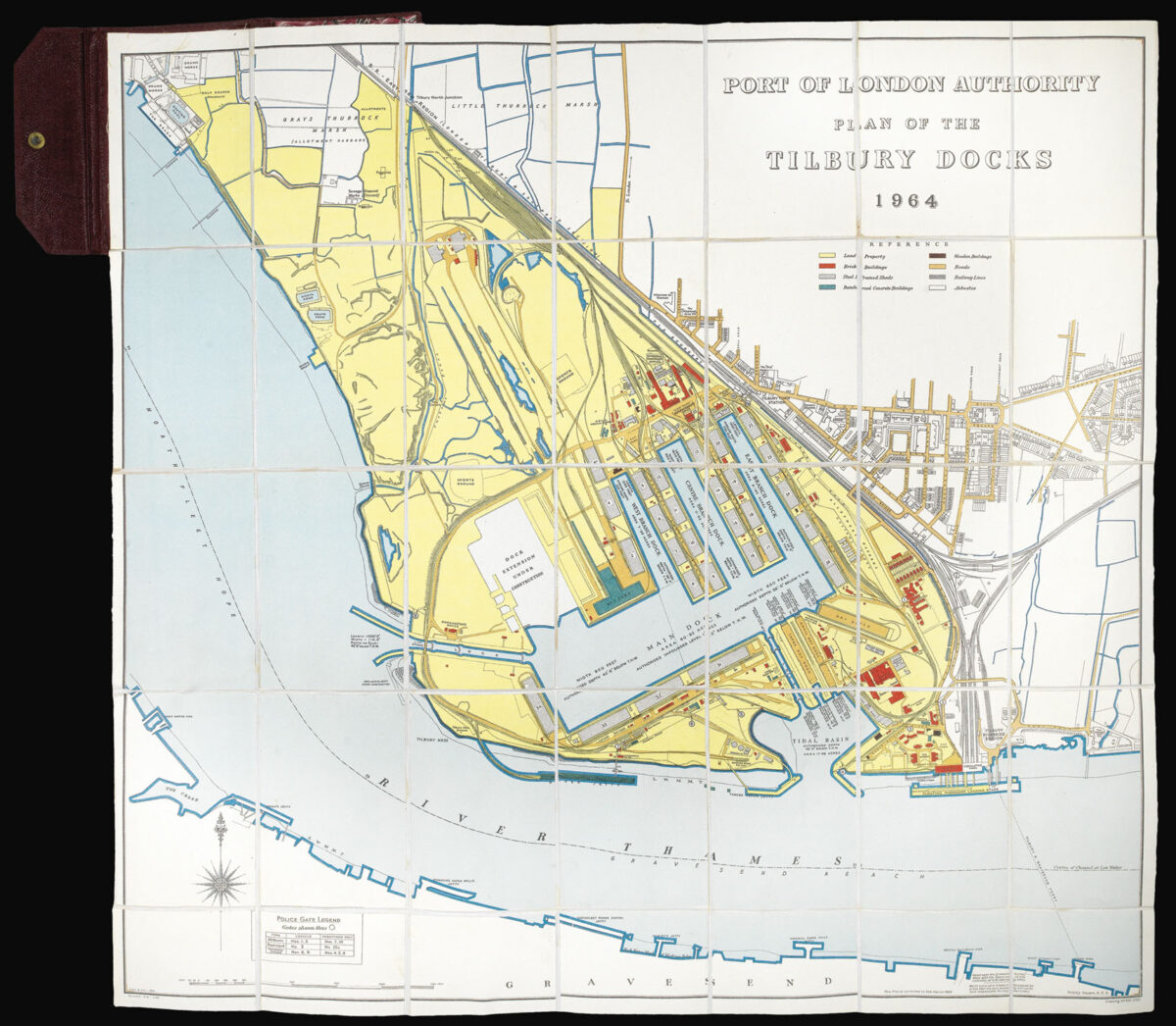 PORT OF LONDON AUTHORITY Plan of the Tilbury Docks