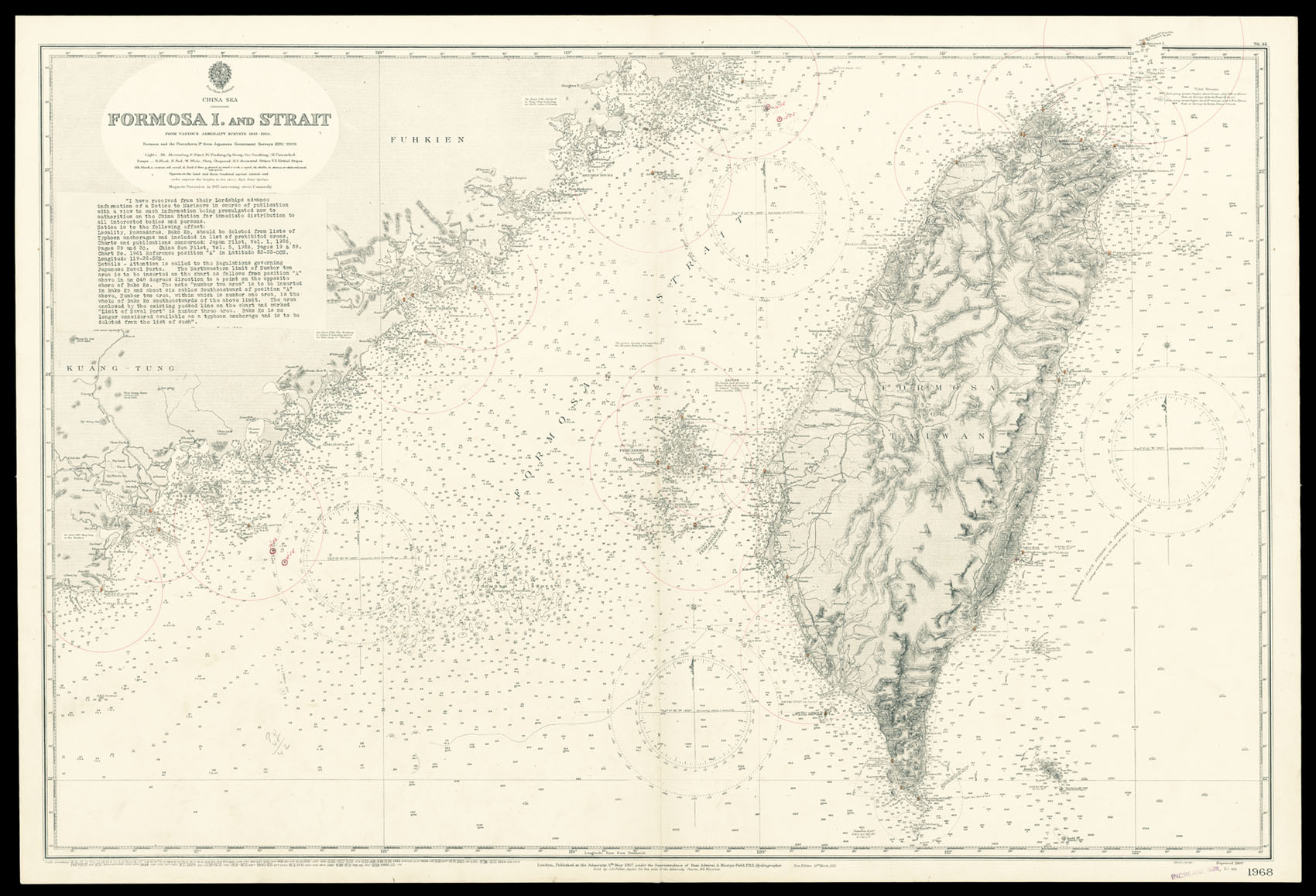 HYDROGRAPHIC OFFICE Formosa Island & Strait