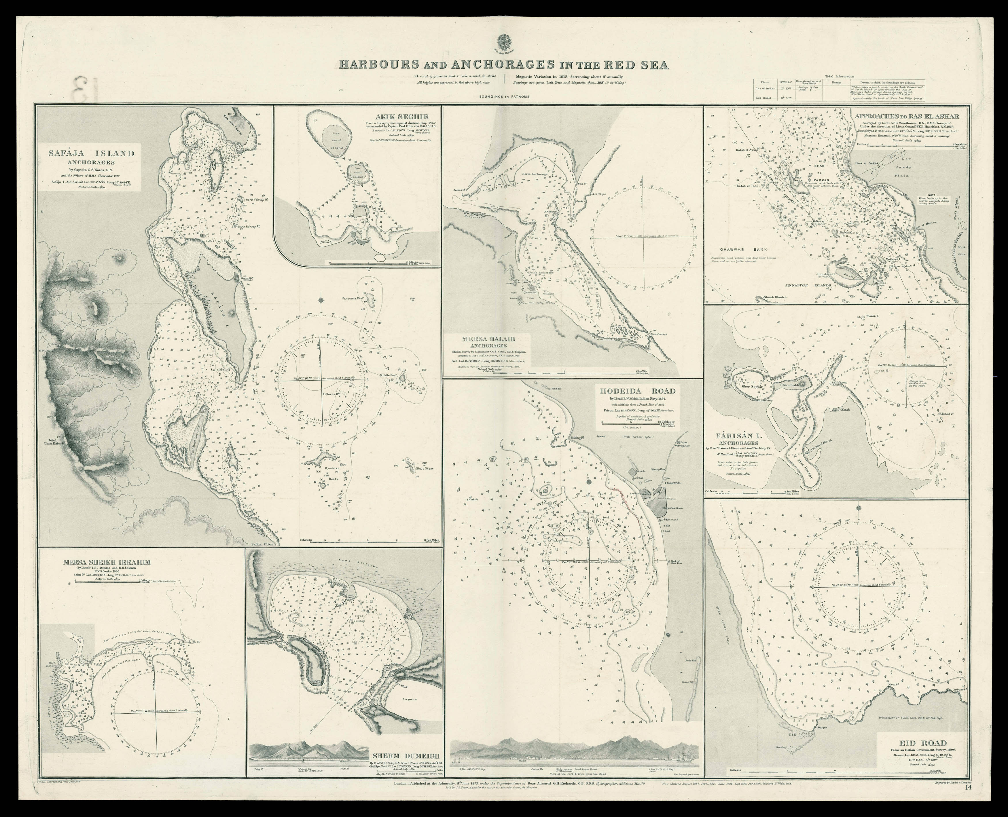 HYDROGRAPHIC OFFICE Harbours & Anchorages in the Red Sea