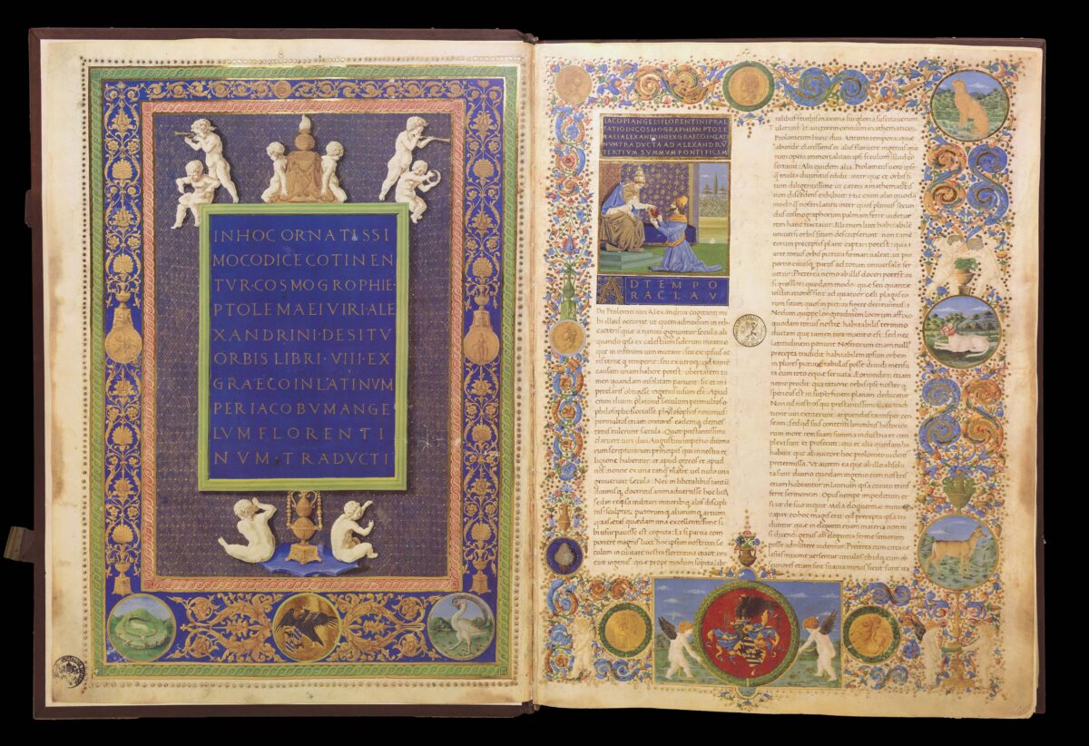 PTOLEMAEUS, Claudius Die Cosmographia des Claudius Ptolemaeus 1472/3