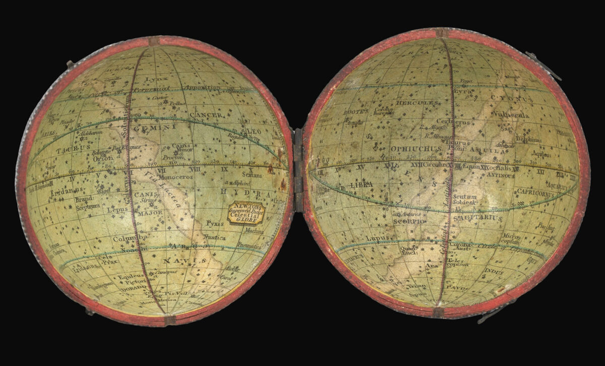NEWTON, John Newton's New & Improved Terrestrial Pocket Globe.