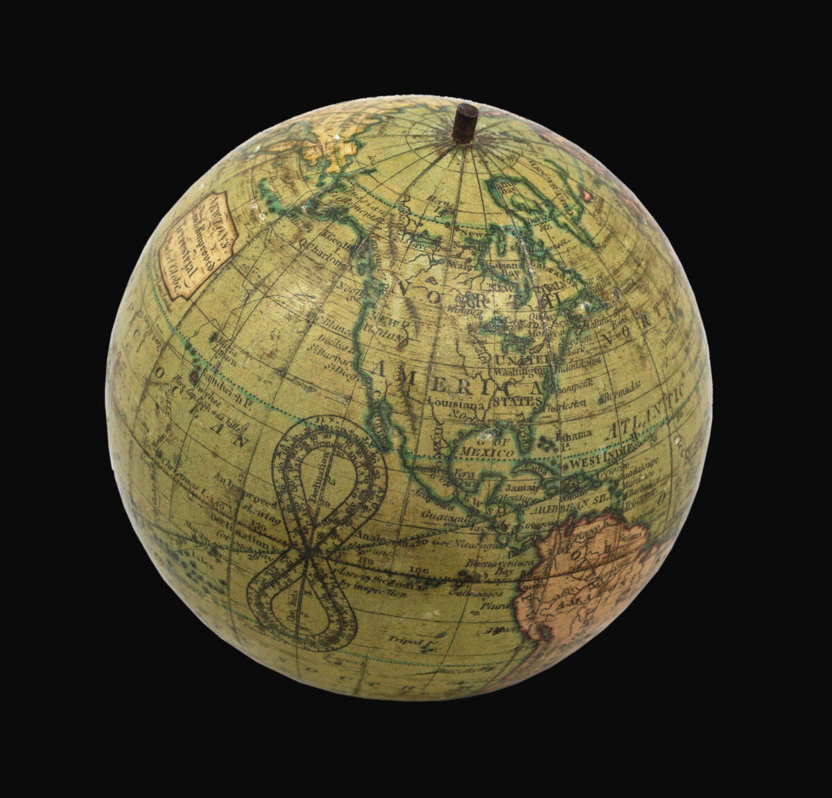 NEWTON, John Newton's New & Improved Terrestrial Pocket Globe.