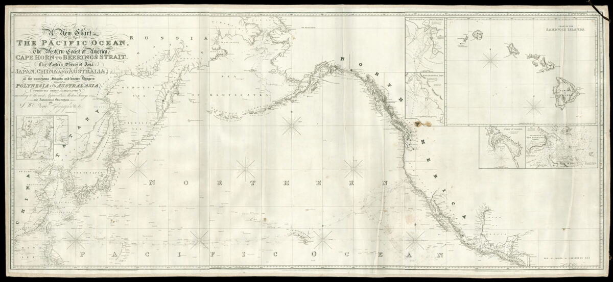 NORIE, J[ohn] W[illiam] A New Chart of the Pacific Ocean,