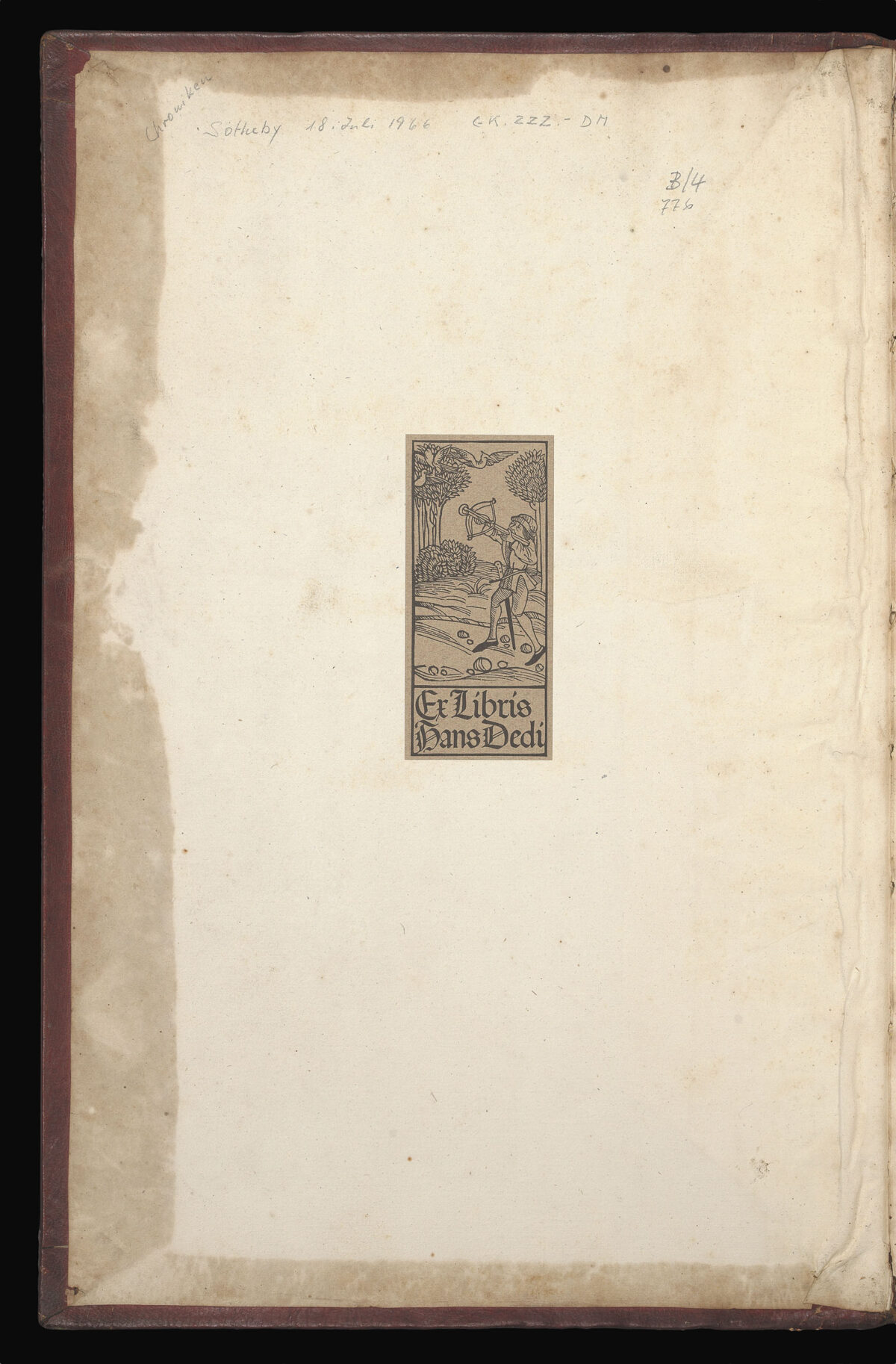 CELLARIUS, Andreas. Harmonia Macrocosmica