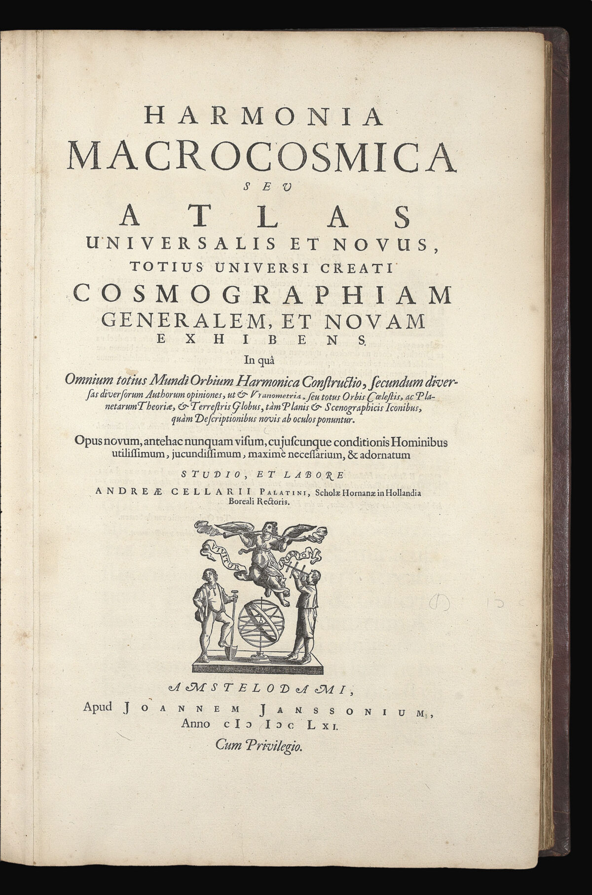 CELLARIUS, Andreas. Harmonia Macrocosmica