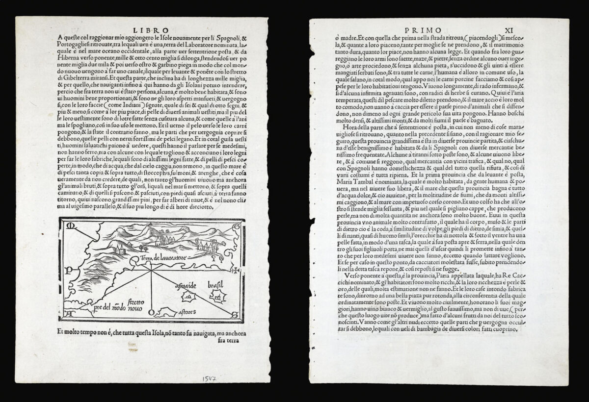 BORDONE, Benedetto di Untitled Maps of North and South America and the Caribbean Islands