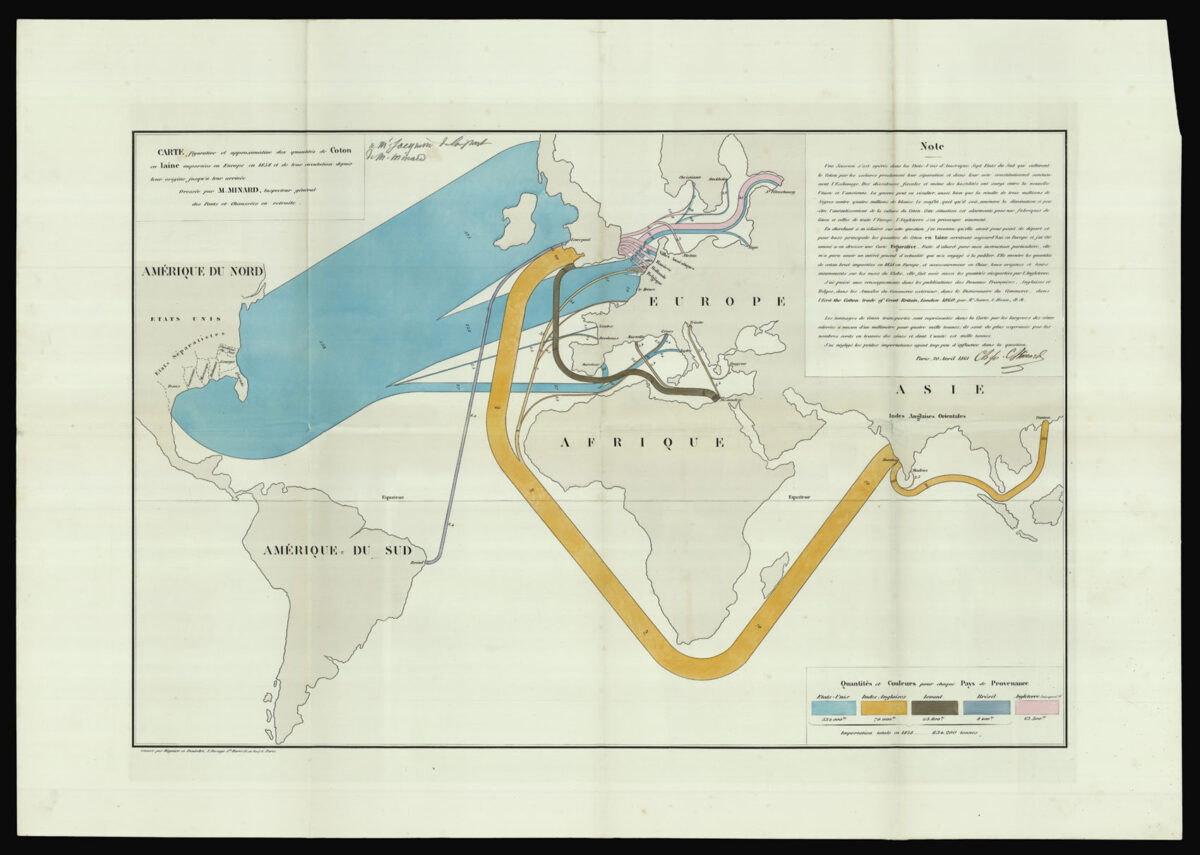MINARD, Charles Joseph [Statistical Maps].