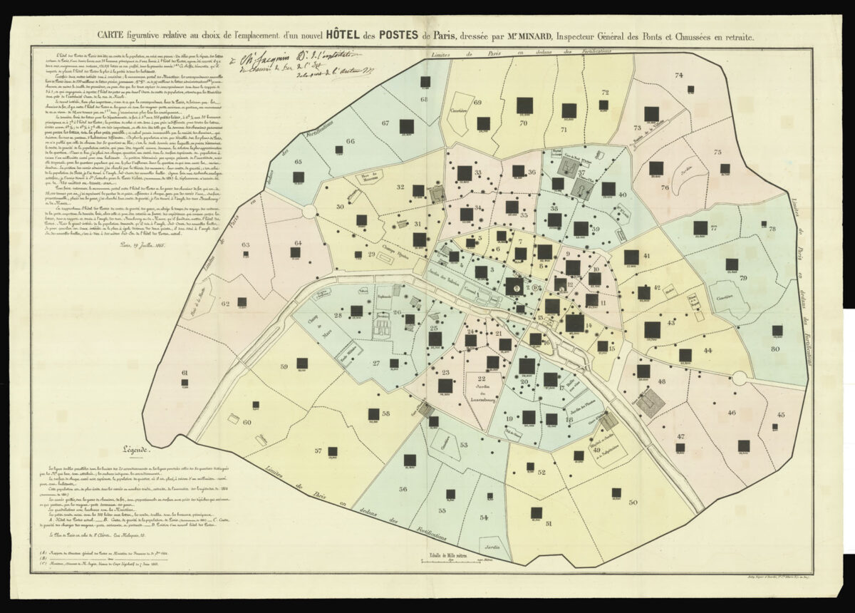 MINARD, Charles Joseph [Statistical Maps].