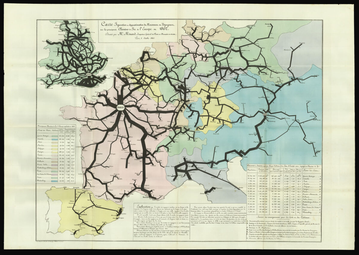 MINARD, Charles Joseph [Statistical Maps].