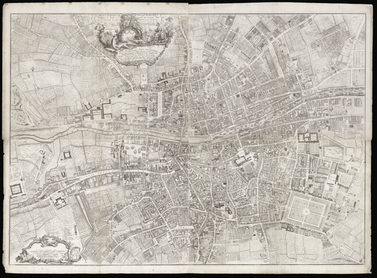 ROCQUE, John An Exact Survey of the City and Suburbs of Dublin