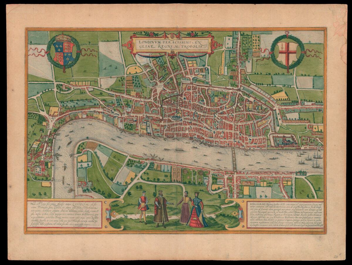 BRAUN, Georg and HOGENBERG, Franz Londinium Feracissmi Angliae Regni Metropolis.