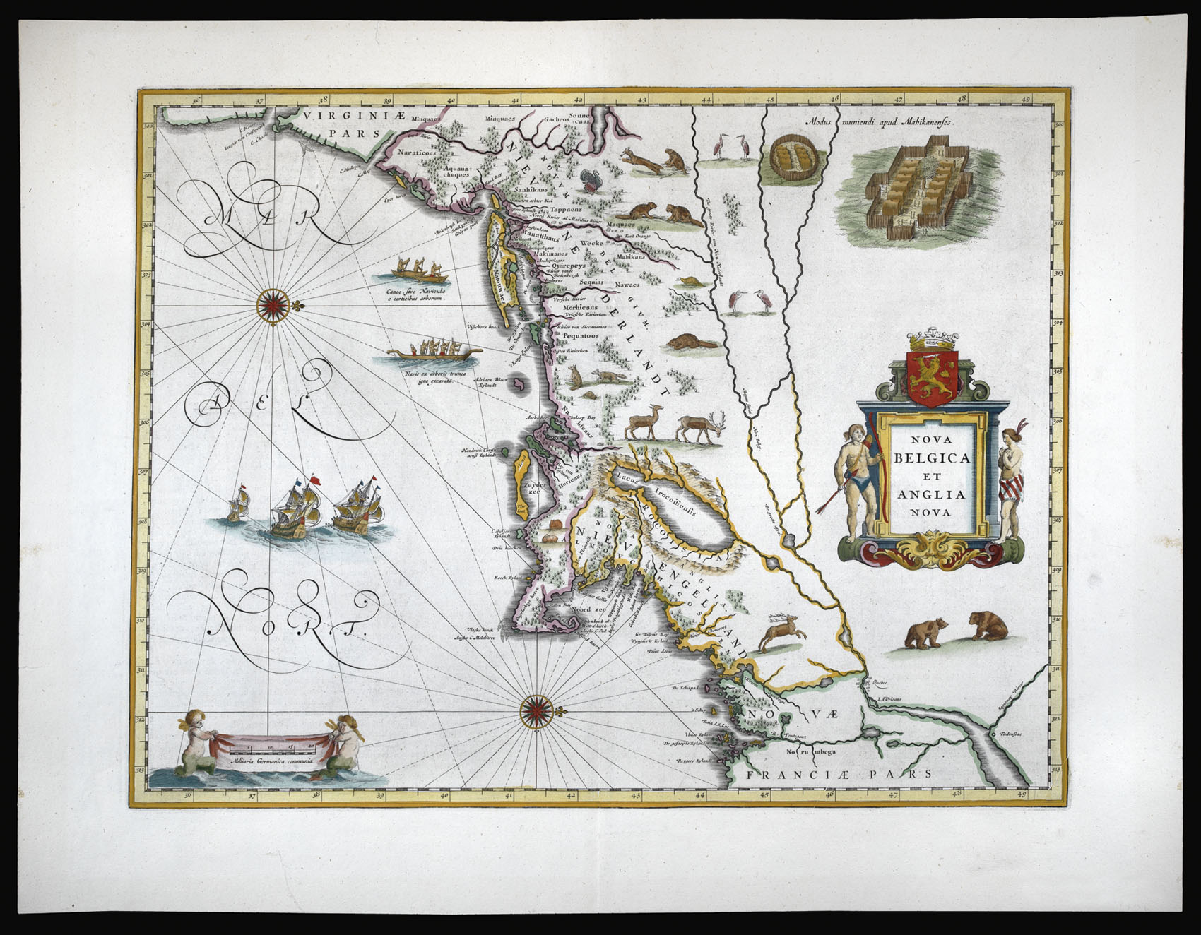 BLAEU, Johannes. Nova Belgica Et Anglia Nova.