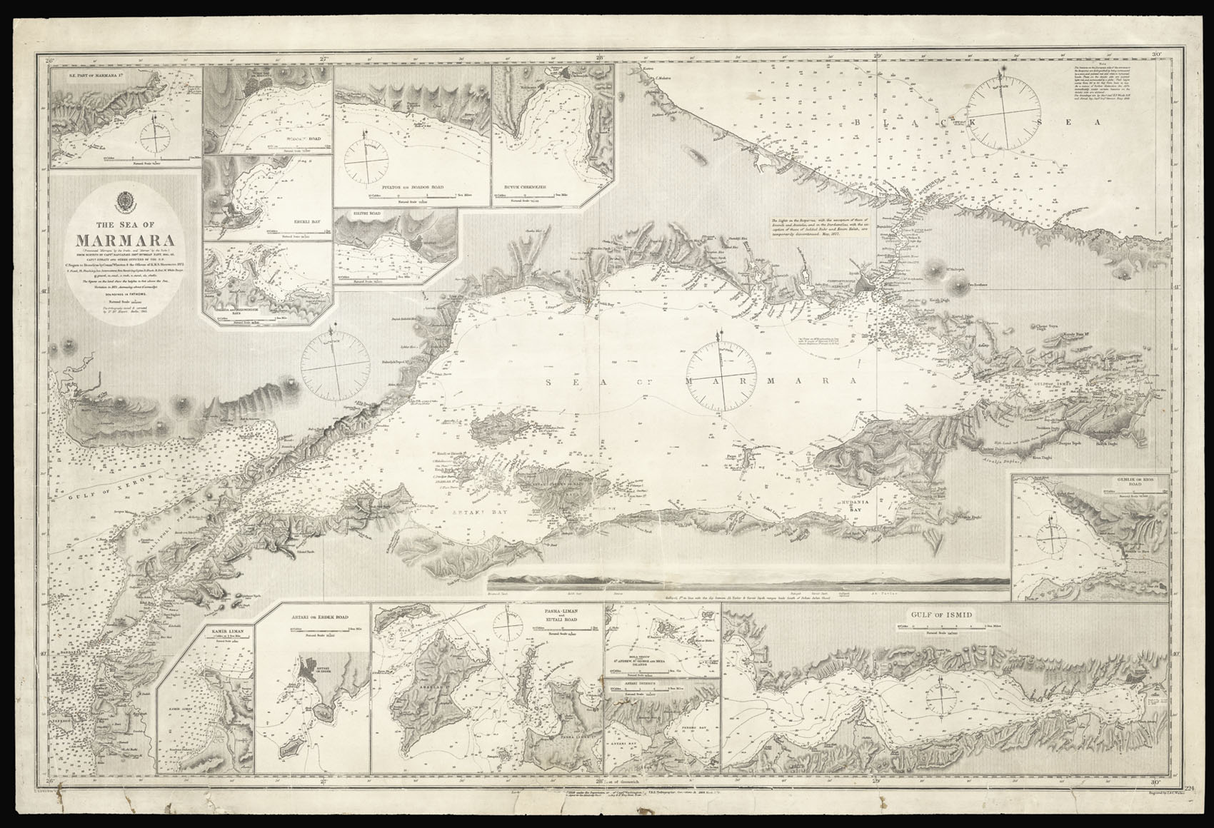 MANGANARI, Captain and SPRATT, Captain Thomas Abel Brimage The Sea of Marmara