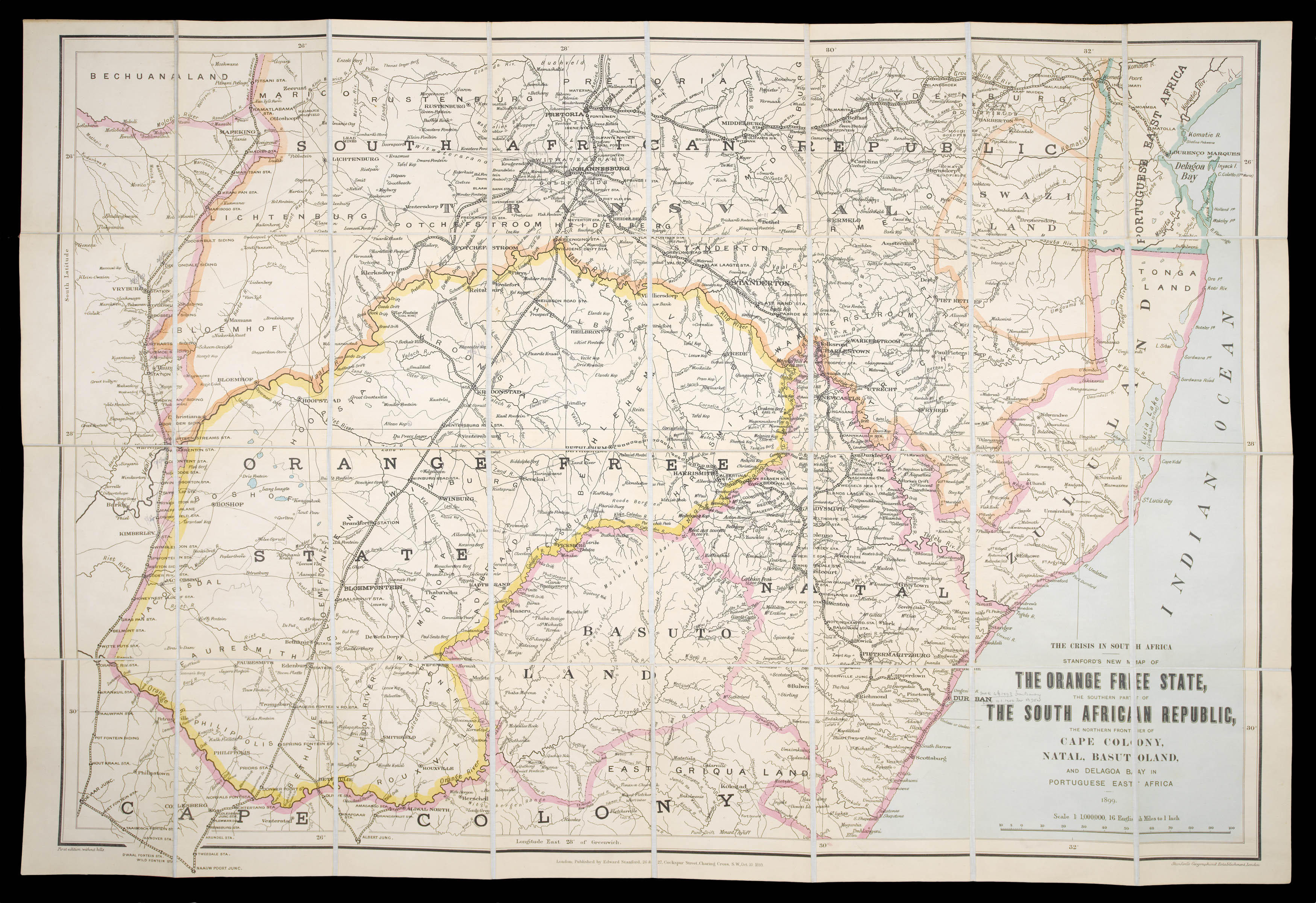 STANFORD, Edward The Crisis in South Africa.