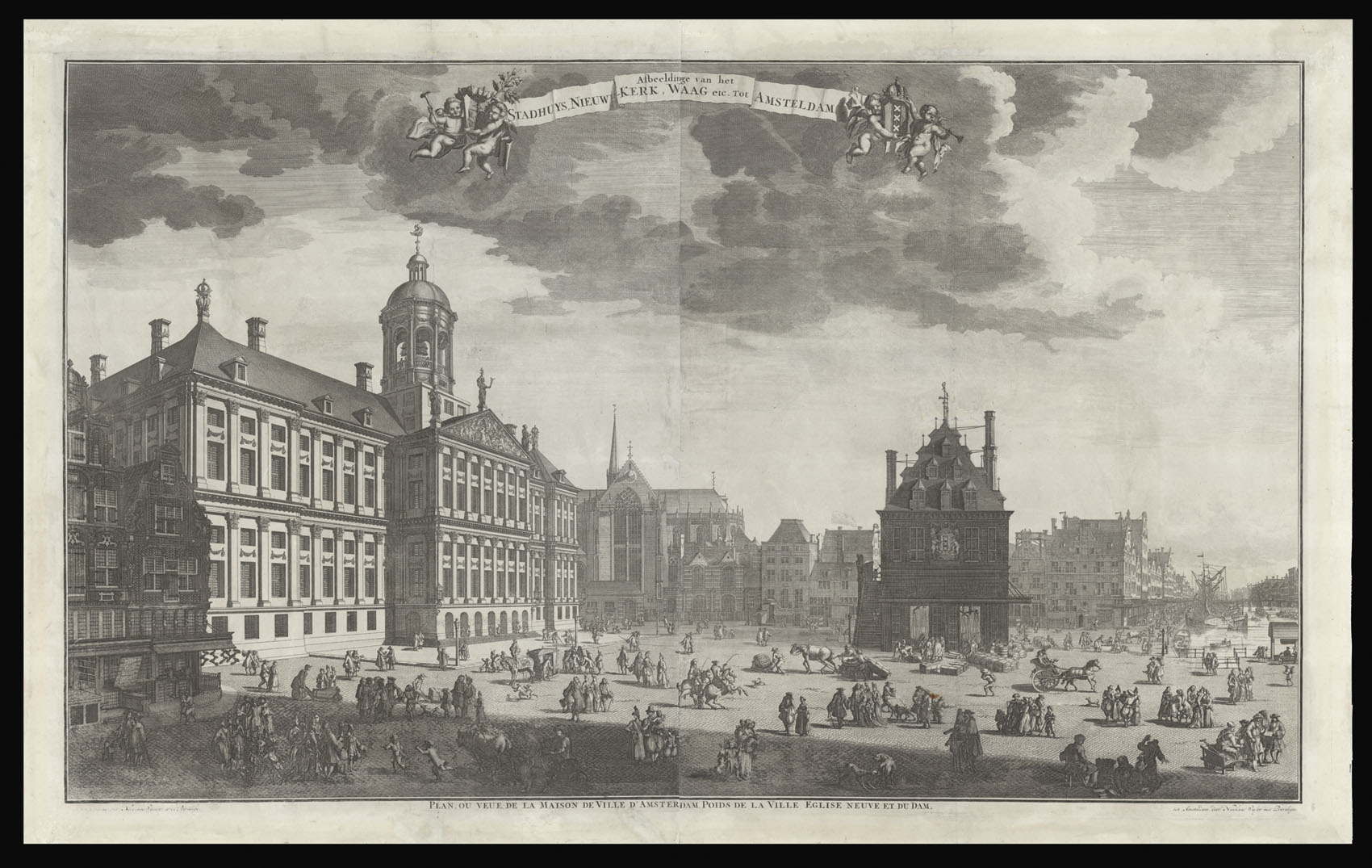 STOOPENDAAL, Daniel Afbeeldinge van het Stadhuys, Nieuwe-Kerk, Waag etc. Tot Amsteldam.