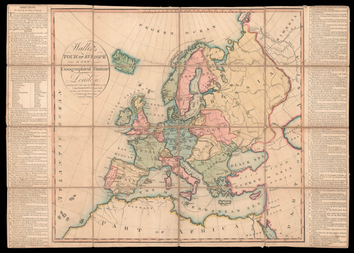 WALLIS, John Wallis' Tour of Europe.