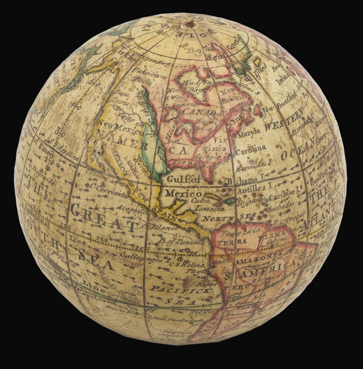 NEWTON, J[ohn] A New Terrestrial Globe J. Newton 1783.