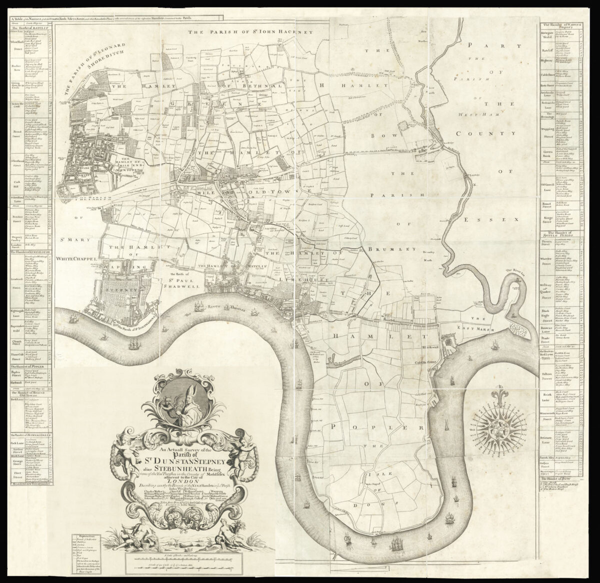 GASCOYNE, Joel An Actual Survey of the Parish of St. Dunstan Stepney alias Stebunheath