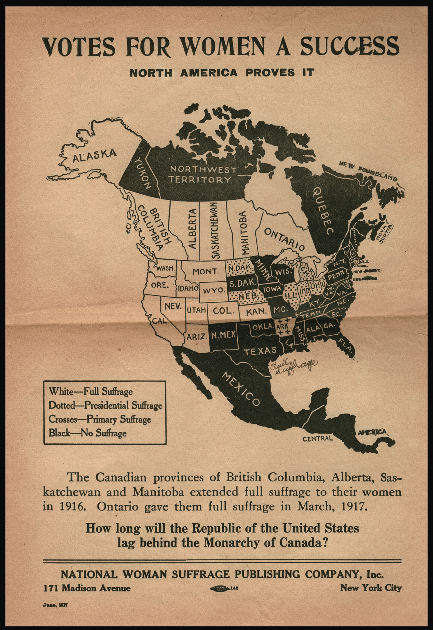 NATIONAL WOMAN SUFFRAGE PUBLISHING COMPANY Votes for Women A Success