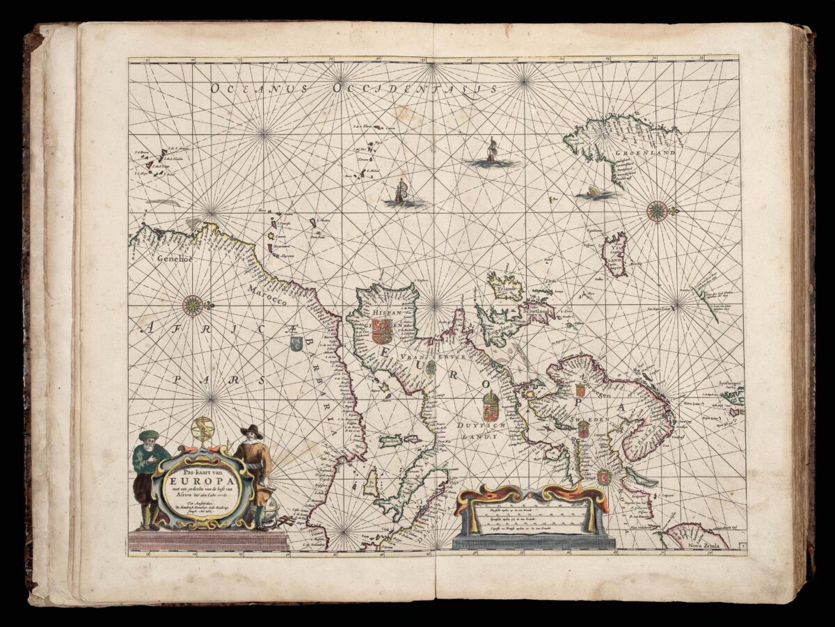 DONCKER, Hendrik De Zee-Atlas of Water-Waerelt,