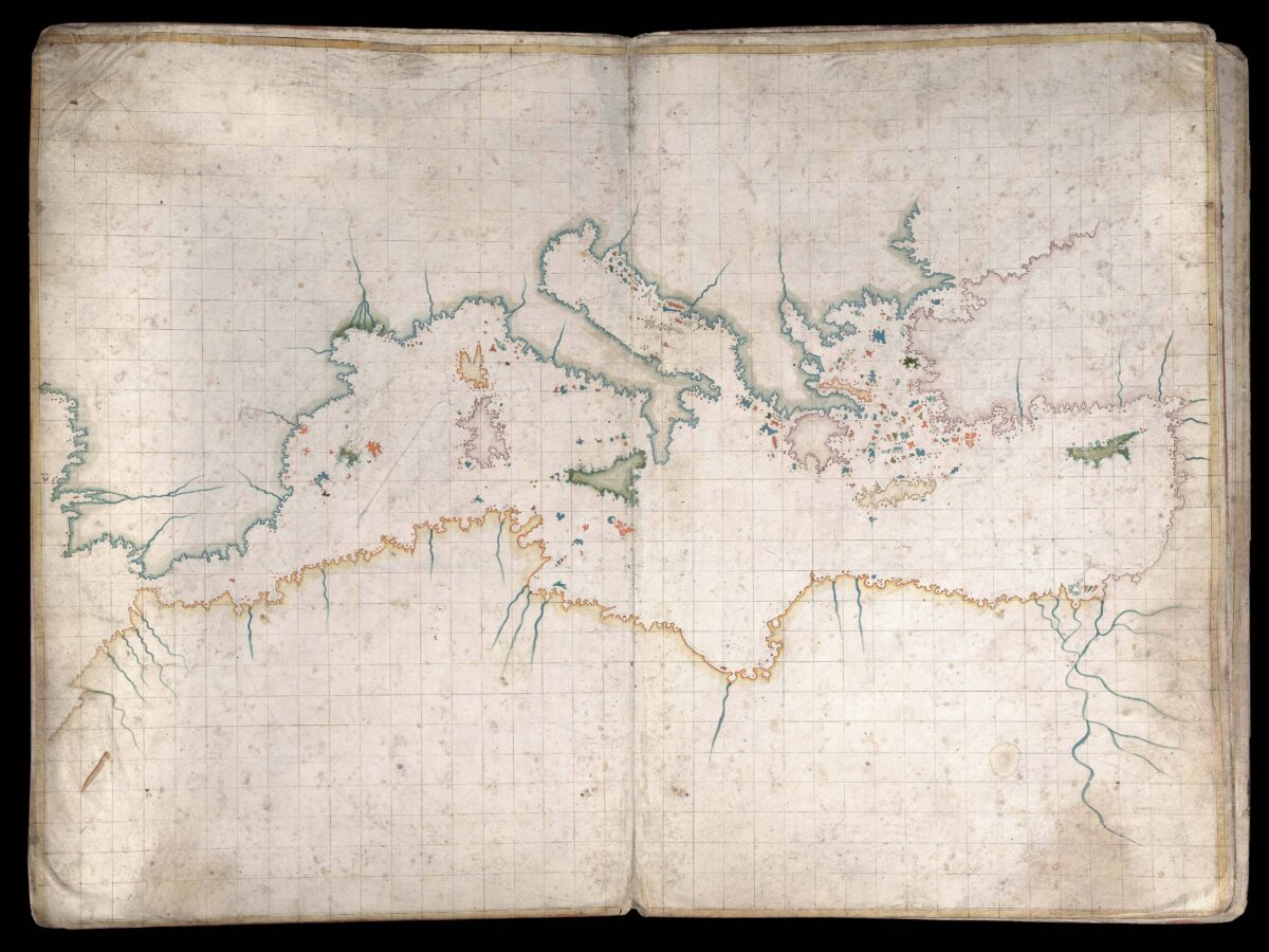 OLIVA, Franciscus [II] [Portolan Atlas of the Mediterranean].