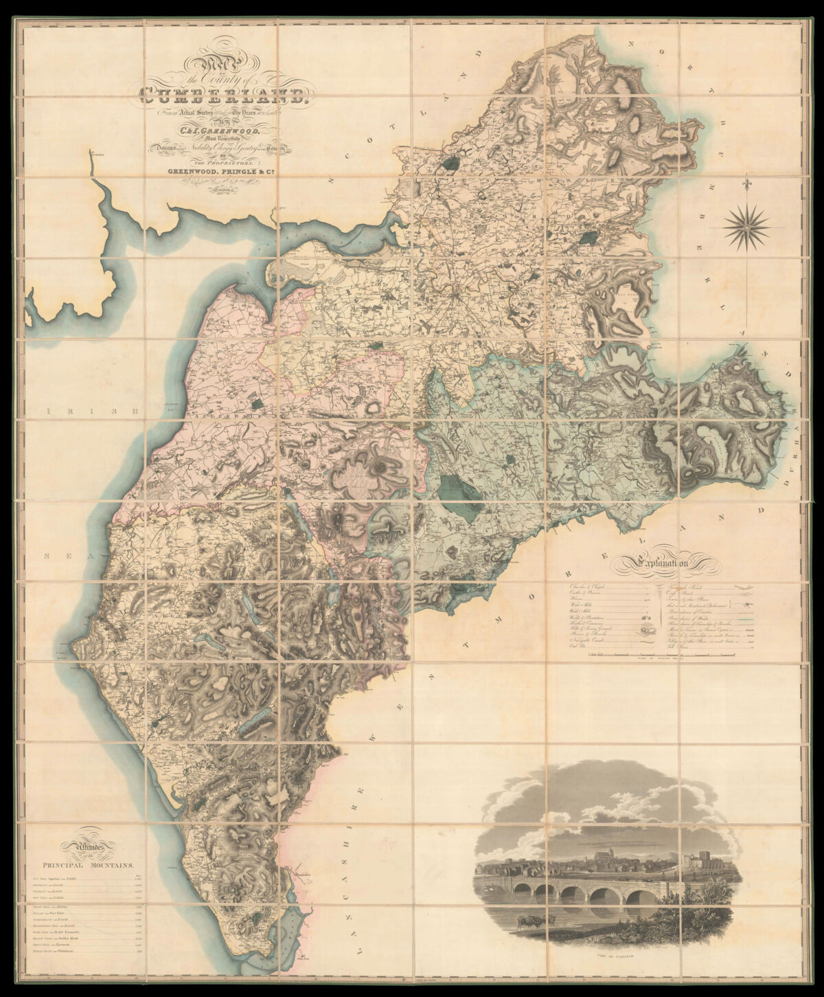 GREENWOOD, Christopher Map of the County of Cumberland,