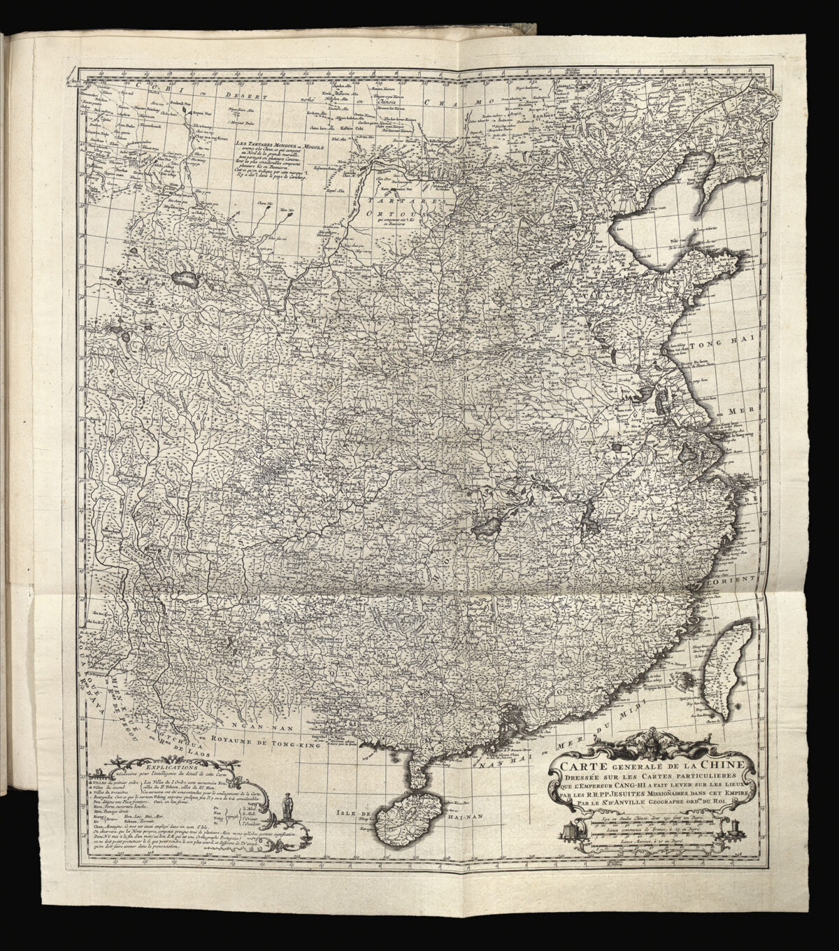D'ANVILLE, Jean Baptiste Bourguignon Nouvel Atlas de la Chine, de la Tartarie Chinoise, et du Thibet