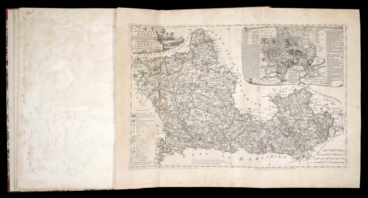 ROCQUE, John [Berkshire] A Topographical Survey of the County of Berks,