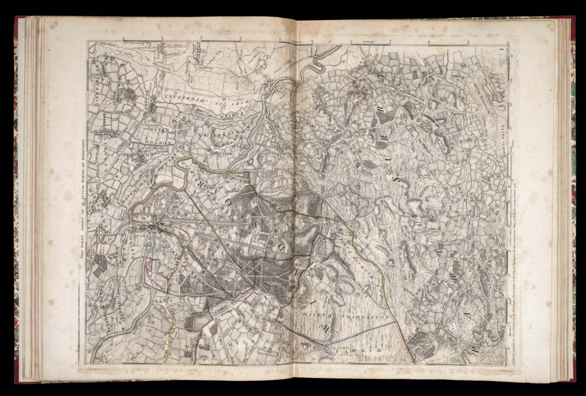 ROCQUE, John [Berkshire] A Topographical Survey of the County of Berks,