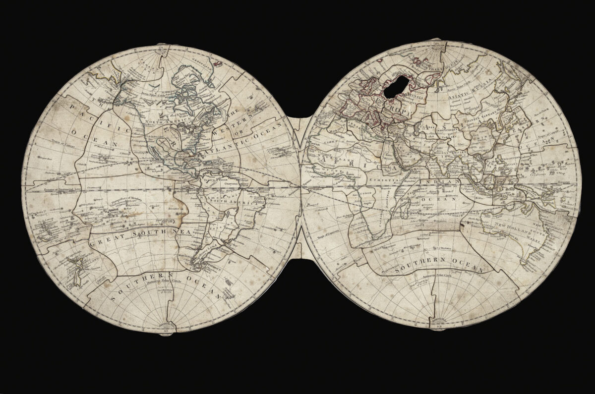 ?[CHAMPANTE AND WHITROW] [Jigsaw map of the world]