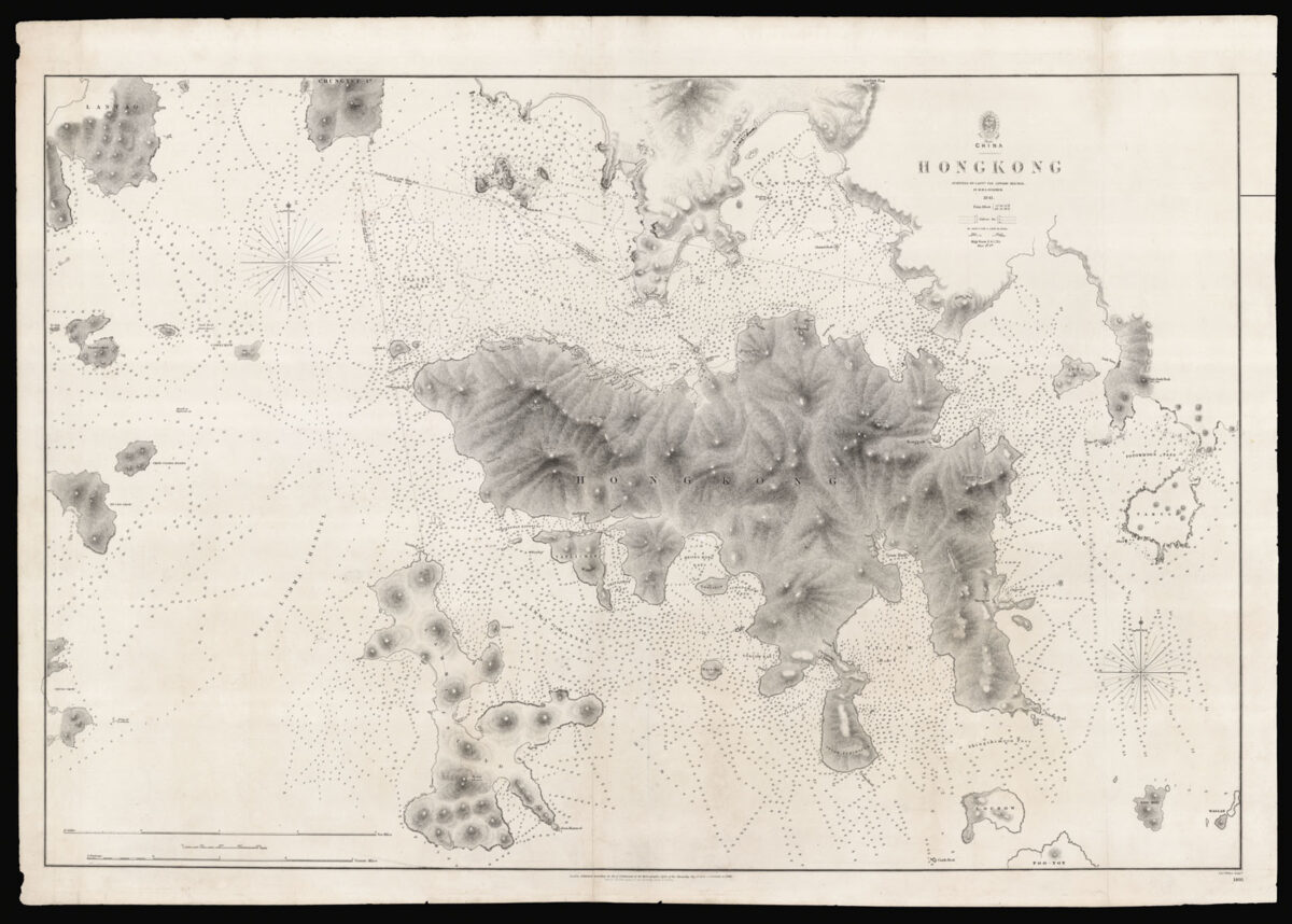 BELCHER, Captain Hong Kong surveyed by Capt. Sir Edward Belcher.