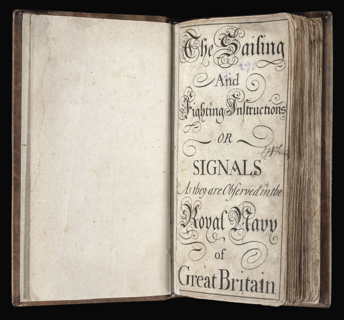 GREENWOOD, Jonathan The Sailing and Fighting instructions or signals,