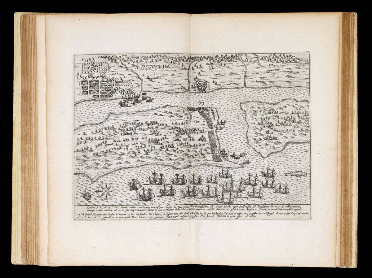 HERRERA [Y TORDESILLAS], A de; [Jacob Le MAIRE; Willem CORNELIS SCHOUTEN; Giovanni Battista BOAZIO]; et al. Description des Indes Occidentales, qu'on appelle aujourdhuy le Nouveau Monde: