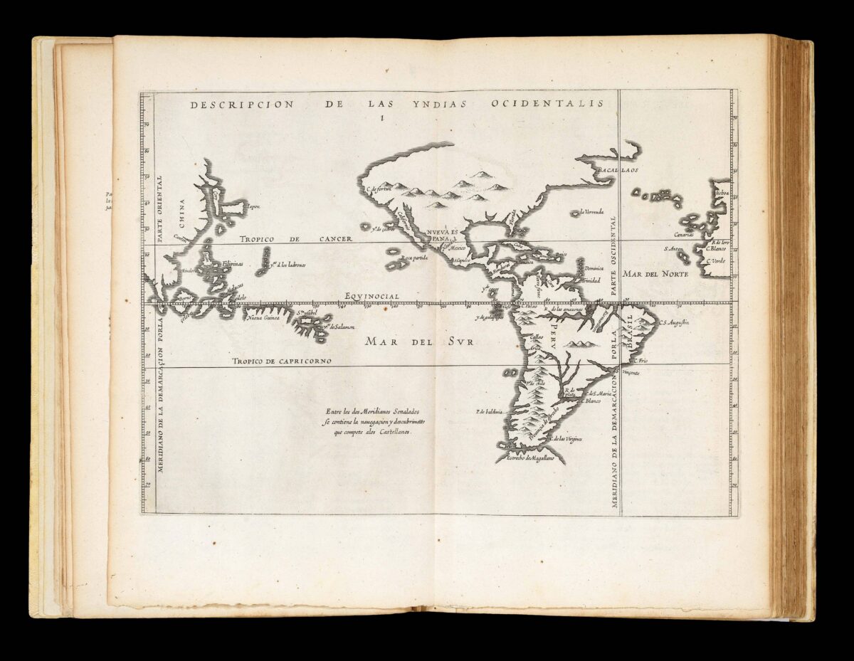 HERRERA [Y TORDESILLAS], A de; [Jacob Le MAIRE; Willem CORNELIS SCHOUTEN; Giovanni Battista BOAZIO]; et al. Description des Indes Occidentales, qu'on appelle aujourdhuy le Nouveau Monde: