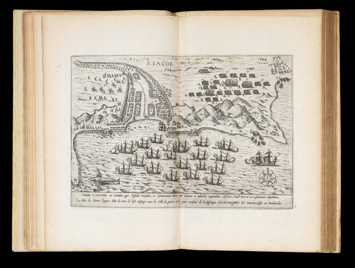 HERRERA [Y TORDESILLAS], A de; [Jacob Le MAIRE; Willem CORNELIS SCHOUTEN; Giovanni Battista BOAZIO]; et al. Description des Indes Occidentales, qu'on appelle aujourdhuy le Nouveau Monde: