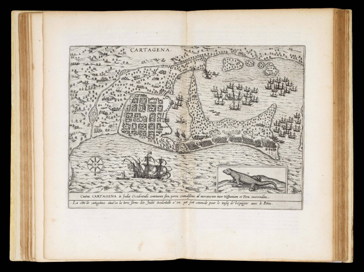 HERRERA [Y TORDESILLAS], A de; [Jacob Le MAIRE; Willem CORNELIS SCHOUTEN; Giovanni Battista BOAZIO]; et al. Description des Indes Occidentales, qu'on appelle aujourdhuy le Nouveau Monde: