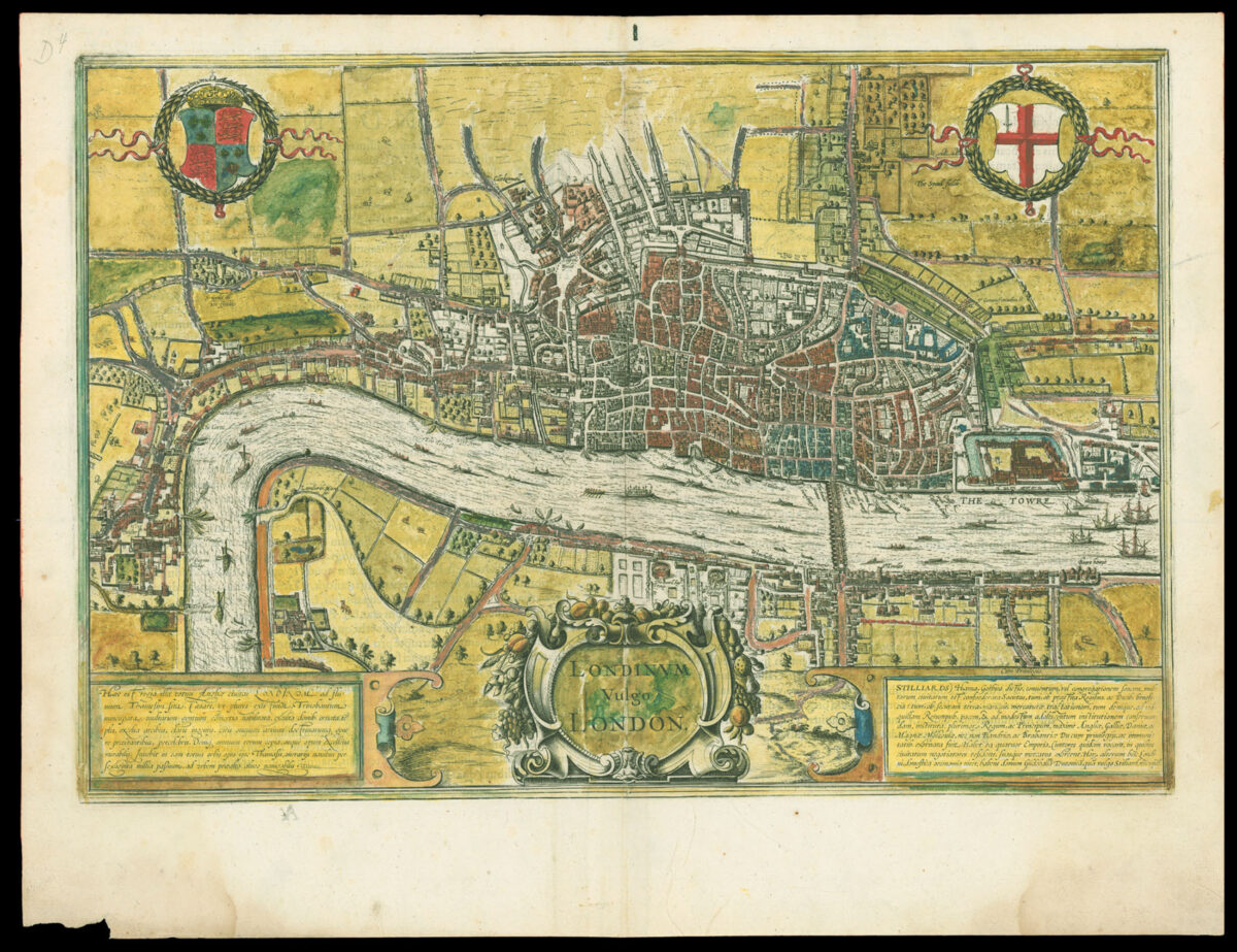 [JANSSONIUS, Johannes] Londinum Vulgo London.