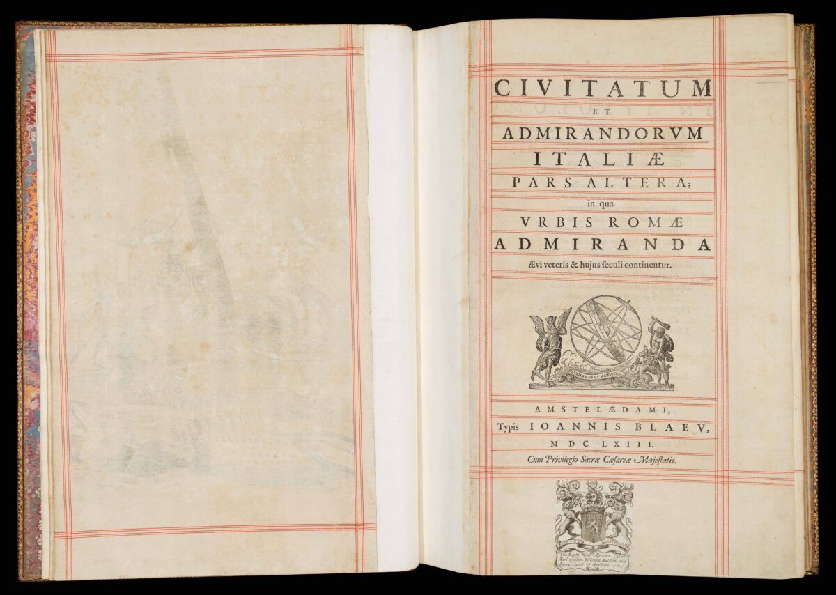 BLAEU, Johannes Theatrum civitatum et admi- randorum