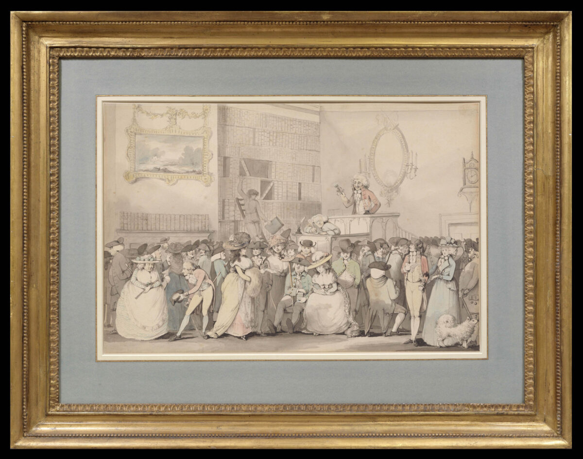 [DUNTHORNE, James junior] [A Book Auction].