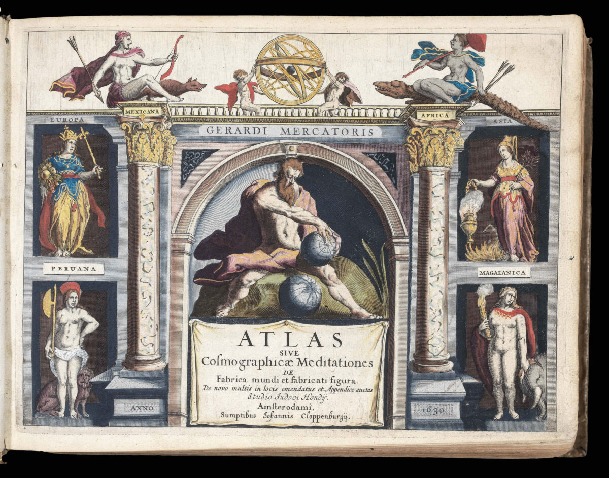 CLOPPENBURG, Johannes Gerardi Mercatoris - Atlas sive Cosmographicae Meditationes de Fabrica mundi et fabricate figura