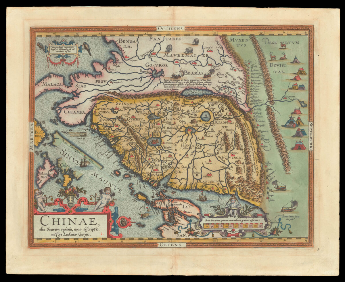 ORTELIUS, Abraham Chinae olim Sinarum regionis, nova descriptio.