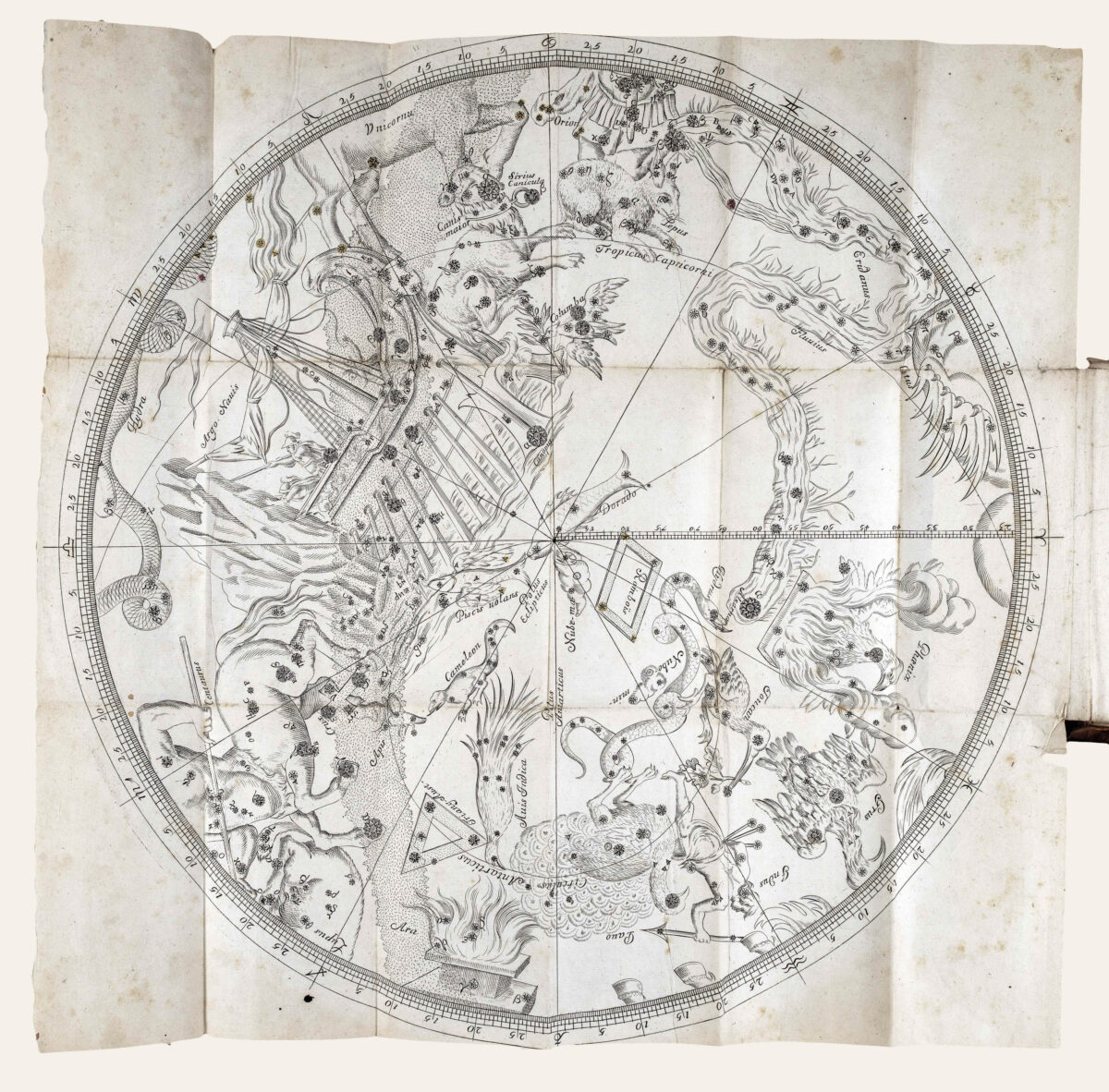 ROYER, Augustin Cartes du Ciel réduites en quatre tables, contenant toutes les constellations,