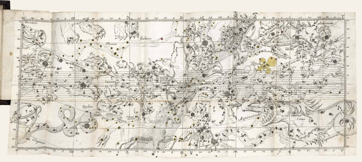 ROYER, Augustin Cartes du Ciel réduites en quatre tables, contenant toutes les constellations,