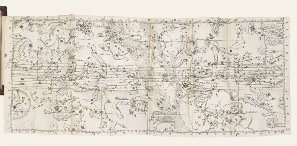 ROYER, Augustin Cartes du Ciel réduites en quatre tables, contenant toutes les constellations,
