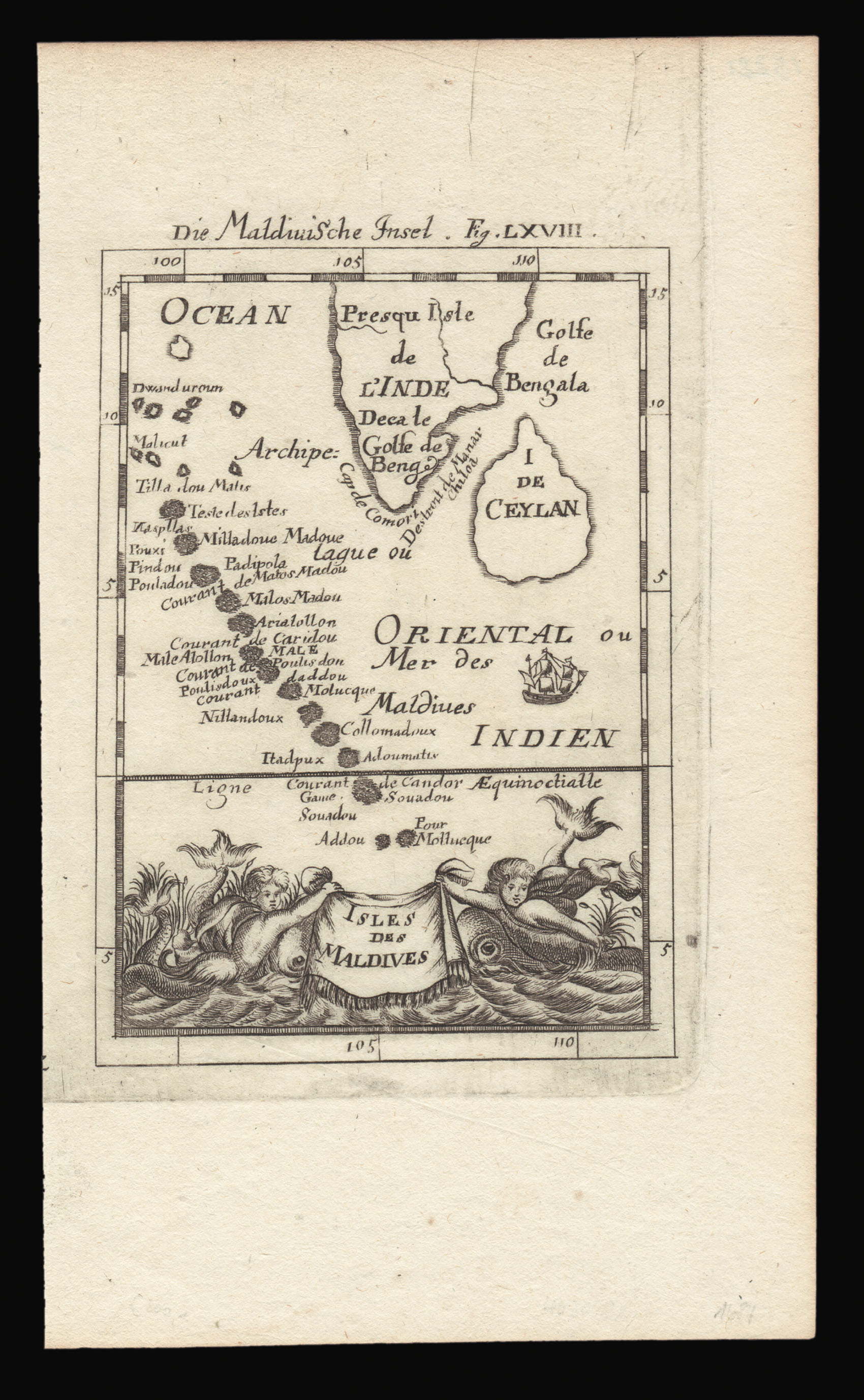 ZUNNER, Johann David Die Maldivische Insel. Fig. LXVIII.