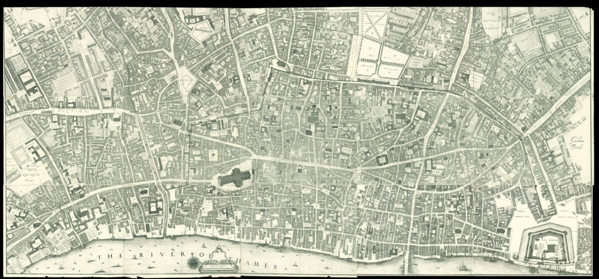 OGILBY, John and MORGAN, William [A New and Accurate Map of the City of London,